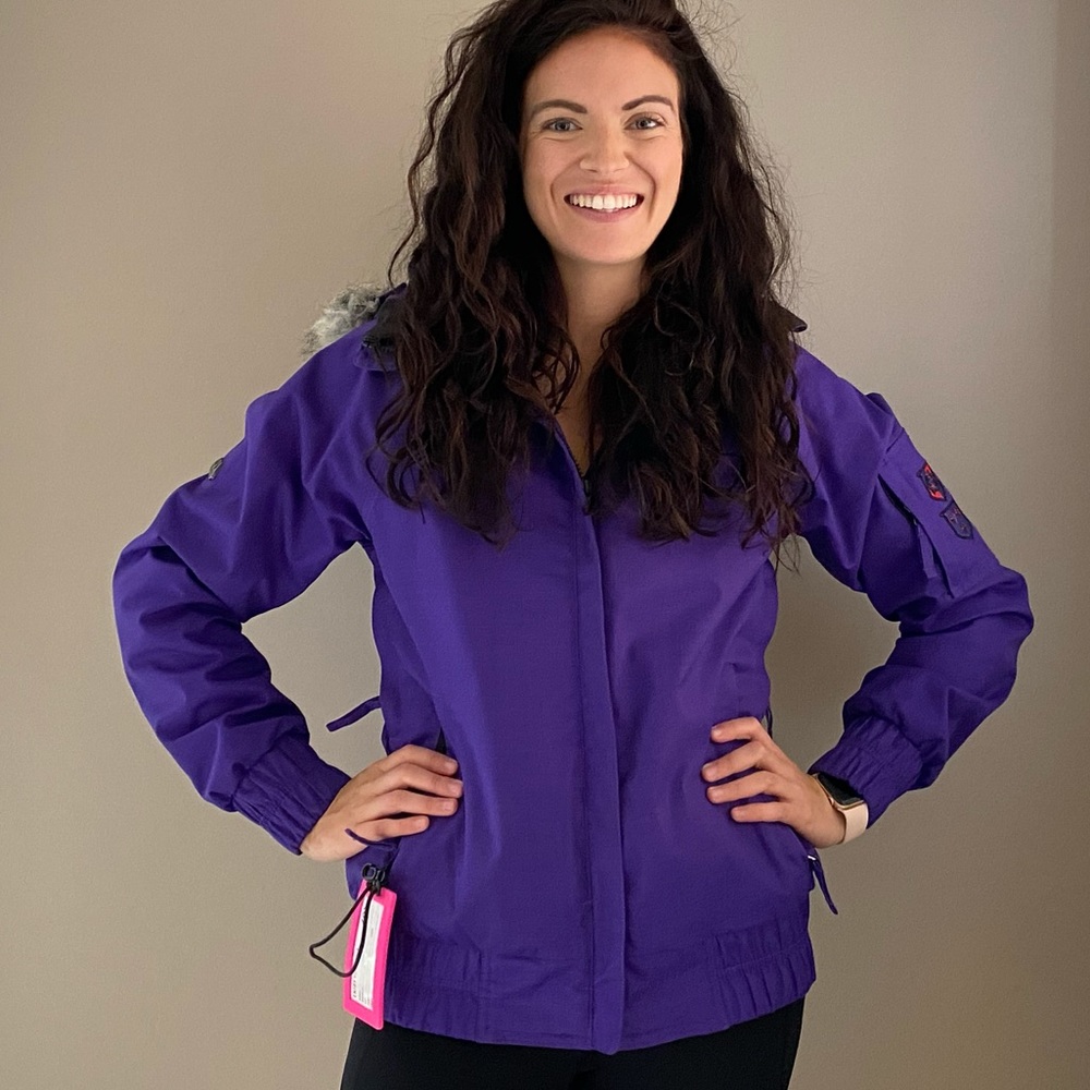 686 purple snowboard jacket